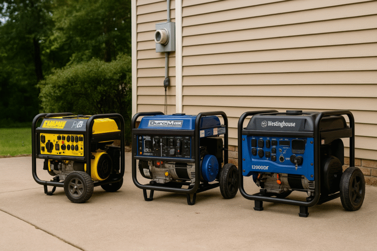 Champion vs. DuroMax vs. Westinghouse 12kW Generators